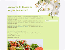 Tablet Screenshot of blossomvegans.com